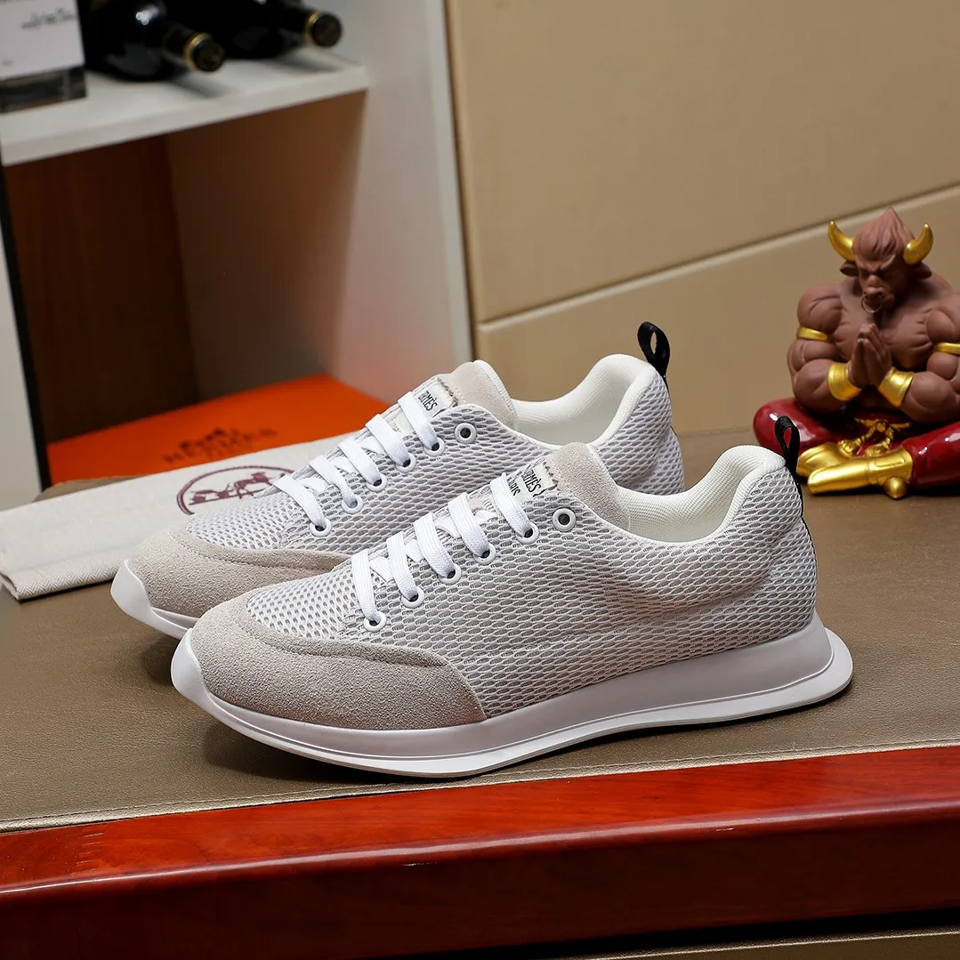 Men's shoes 💰400💰【HERMES】hot-selling men's shoes counter original items! The world's top brands...Luxury quality...//Fashion and high-end footwear 👍💪🏻...give you a low-key luxury comfort experience👍. The upper is made of pure Italian imported first-layer cowhide... 🐑 Leather lining..., comfortable and breathable, high-end and classy... luxurious and noble!! .. OEM factory shipment [Hug] stall.. Original plate. color, code number 38--44